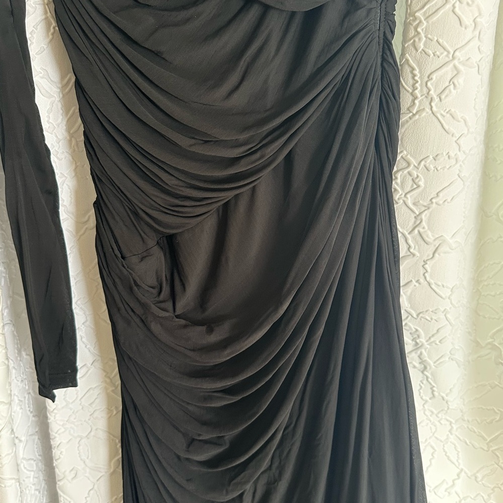 Zimmermann Charcoal Gathered Dress - Picture 8 of 10